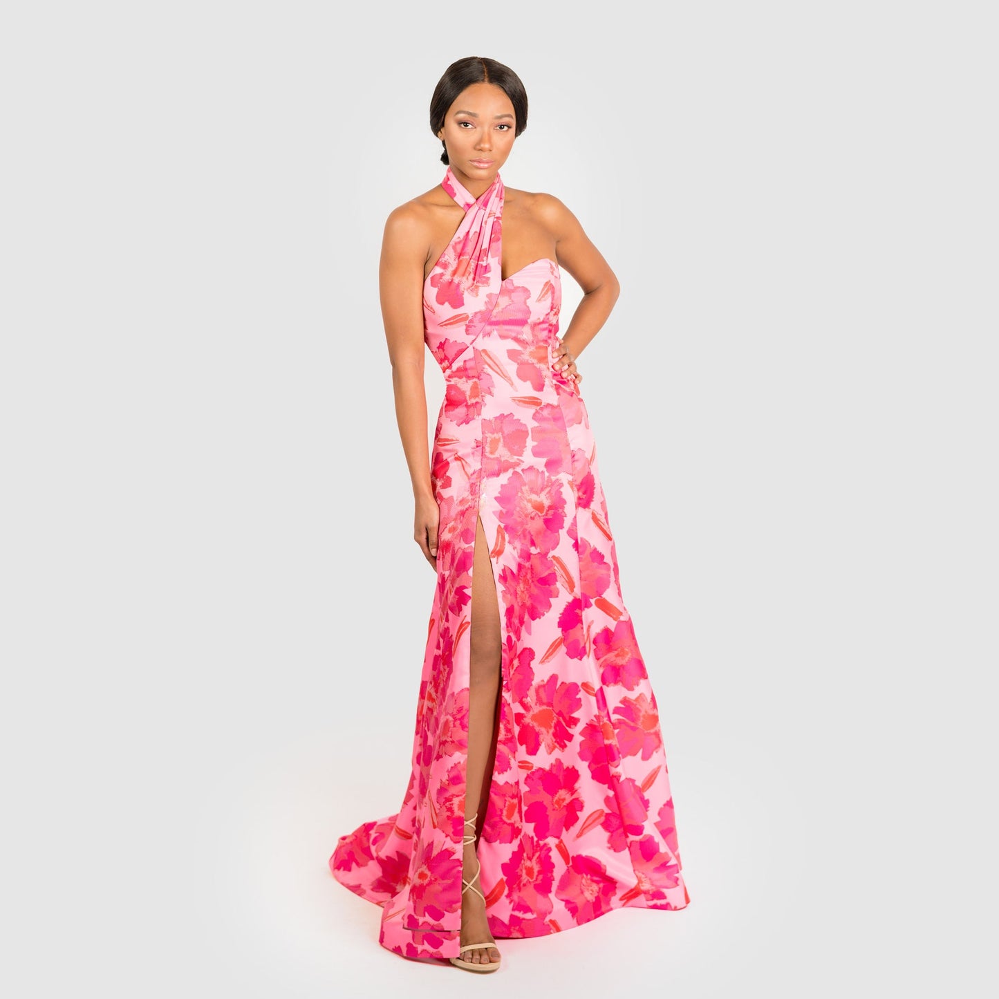 The Halter Neck Classic Gown