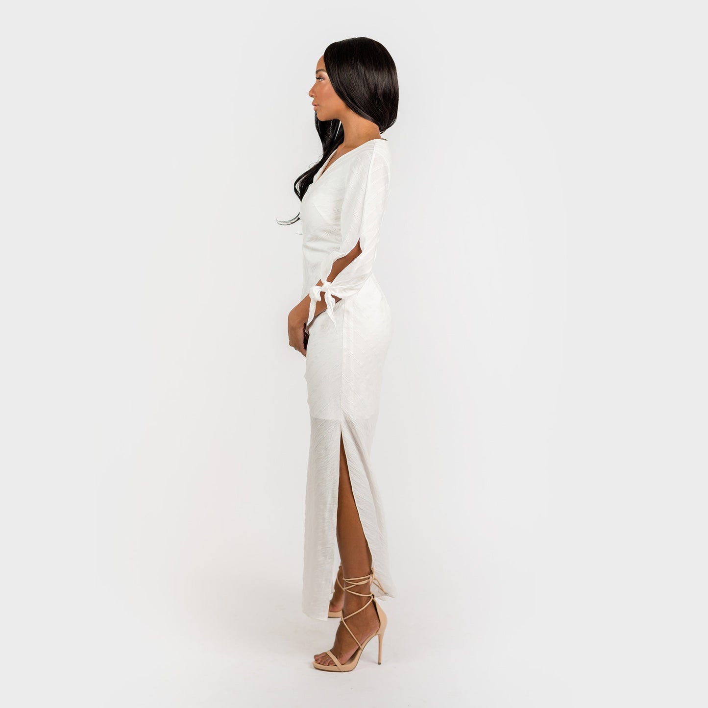 The Knotted Sleeve Side Slit Classic