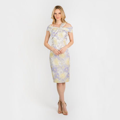 The Off The Shoulder Bow Sheath Classic