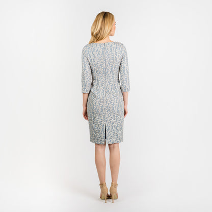 The 3/4 Sleeve Bowed Keyhole Sheath Classic