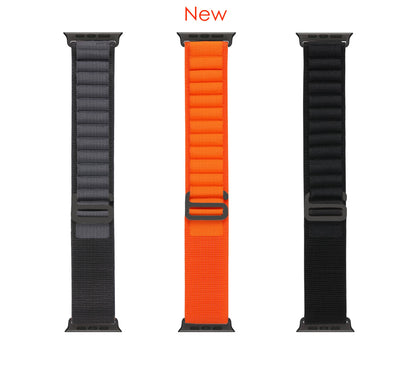 Stretch Alpine Loop Band for Apple Watch – Nylon D-Hook Strap