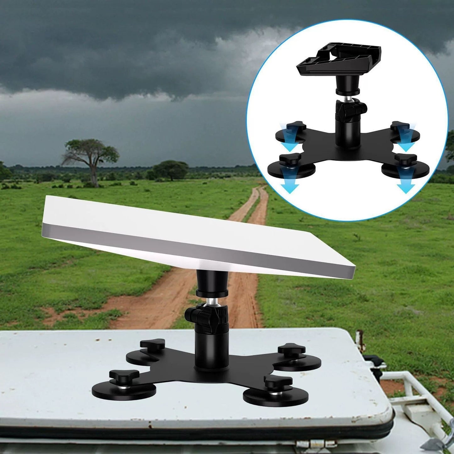 Car Roof Suction Cup Mount for Starlink Mini