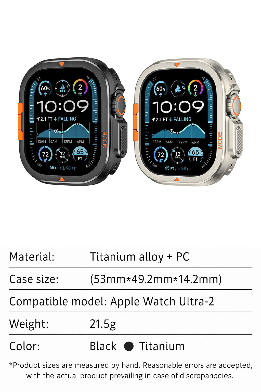 Apple Watch Zinc Alloy Electroplated Protective Case