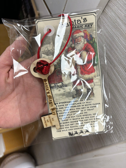 Wooden Santa Key