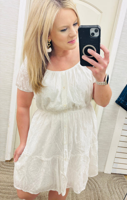 White Magnolia Dress