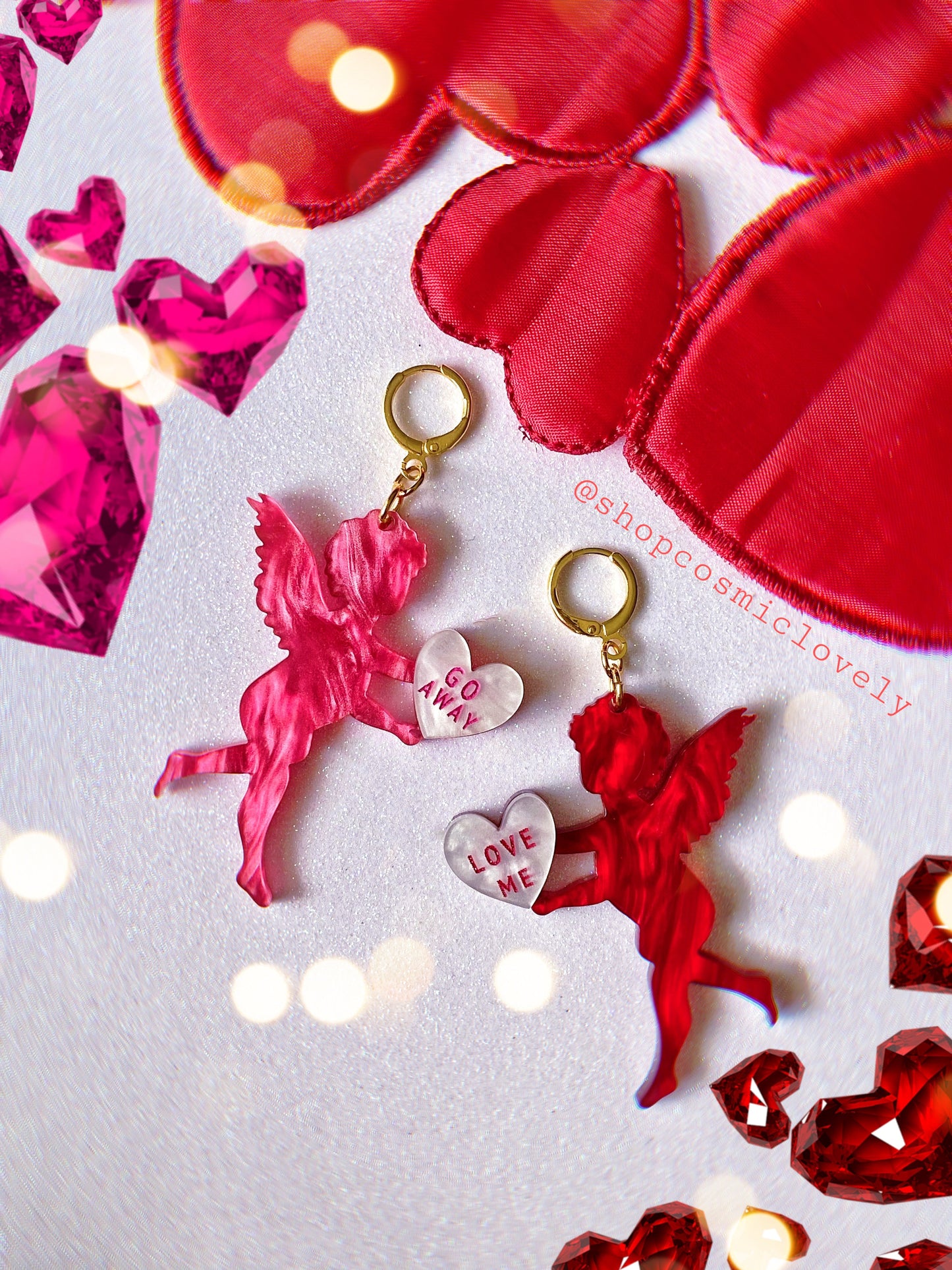 Indecisive Cupid Earrings