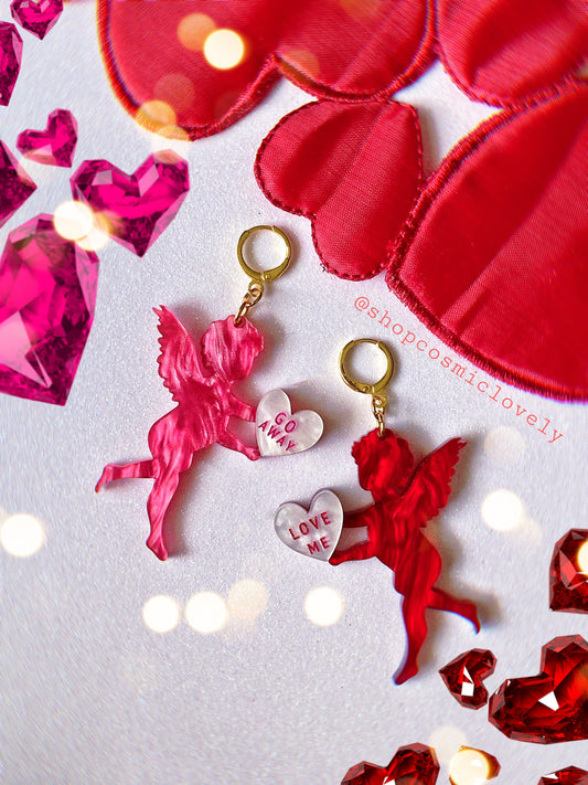 Indecisive Cupid Earrings
