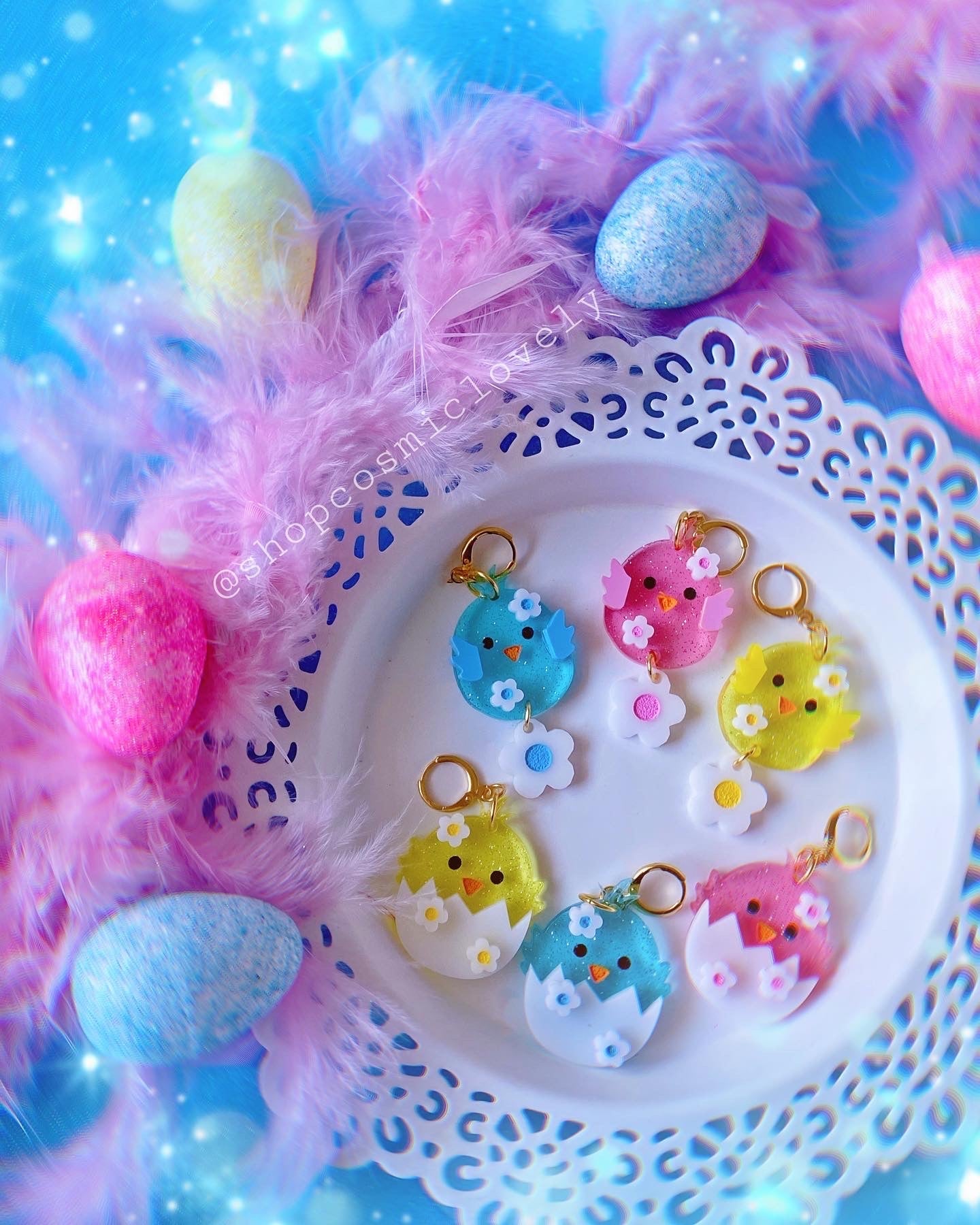 Daisy Chick Earrings