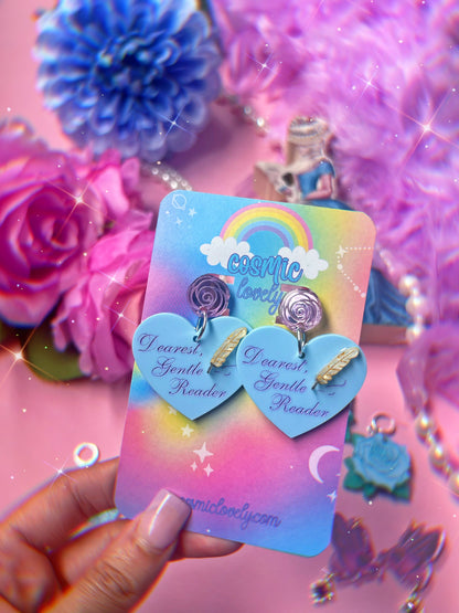 Dearest Gentle Reader Earrings