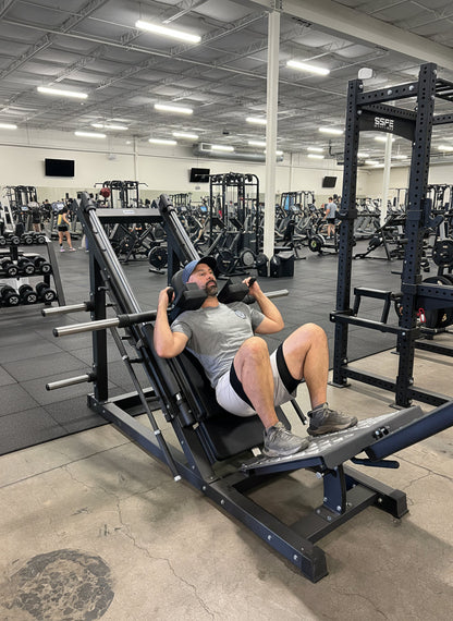 SFE Commercial 45 Degree Plate Loaded Leg Press Hack Squat Combo (New)