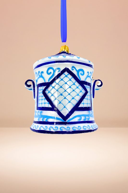 DeSantis Cookie Jar Polish Glass Ornament