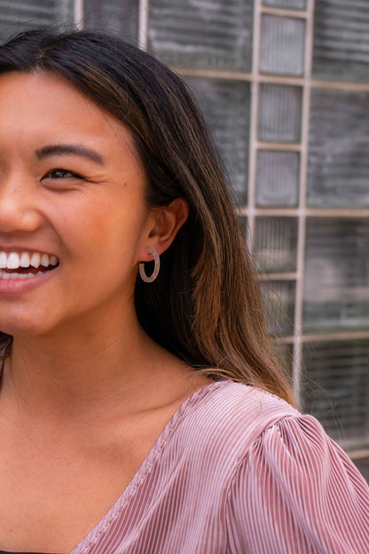 Cam Mini Hoops - Gold Flake