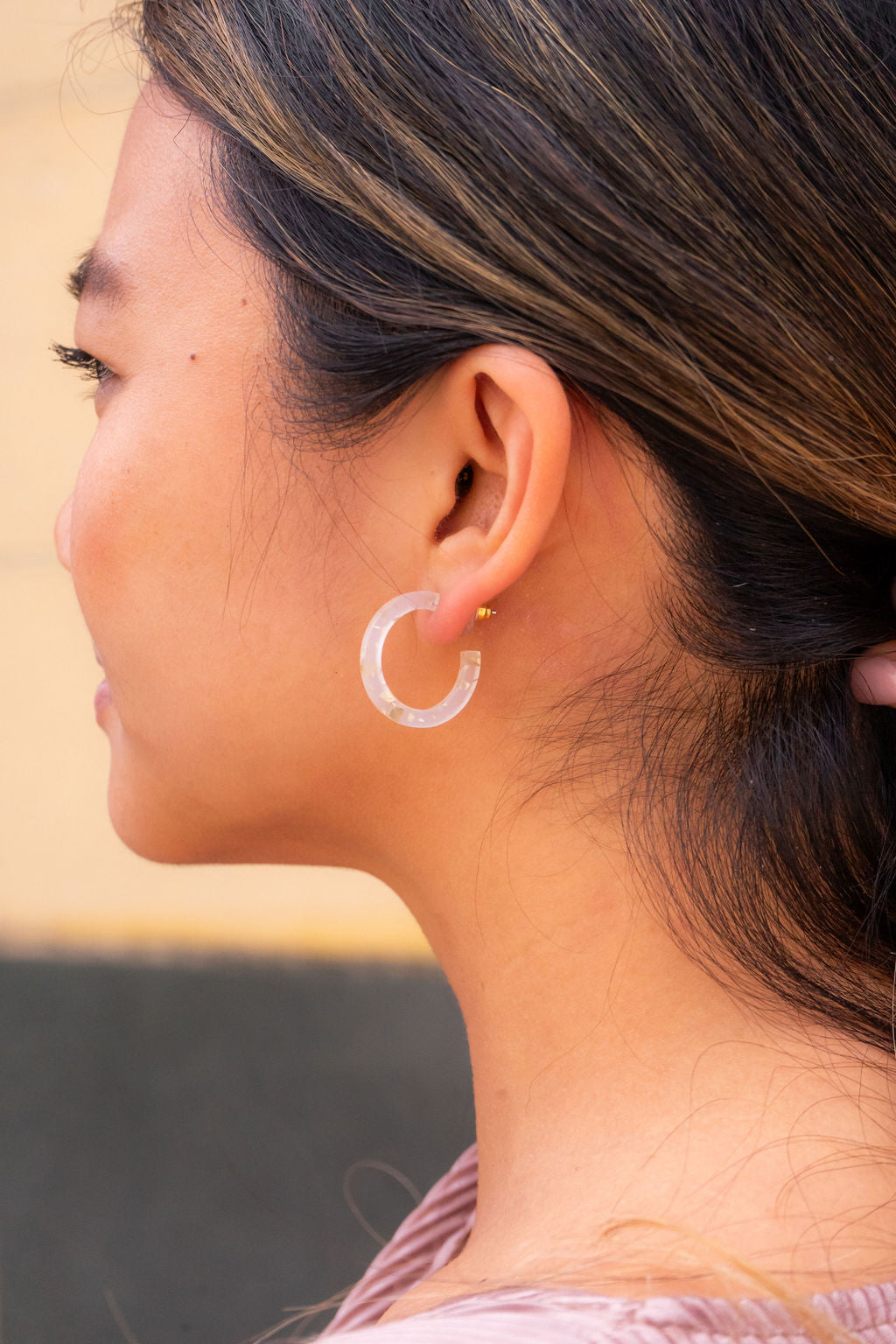 Cam Mini Hoops - Gold Flake