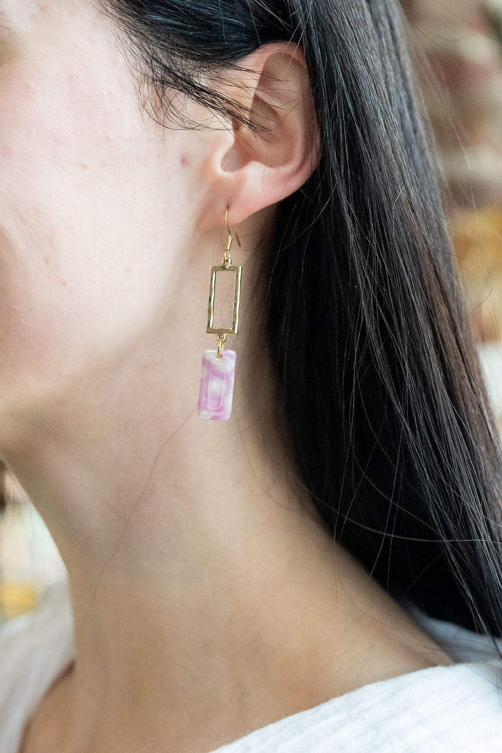 Raya Earrings - Bubblegum Pink