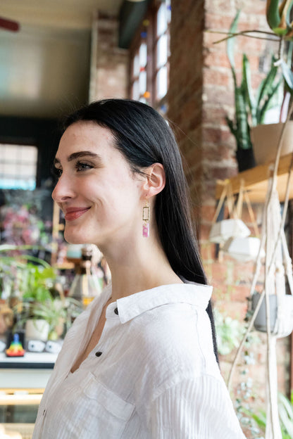 Raya Earrings - Bubblegum Pink