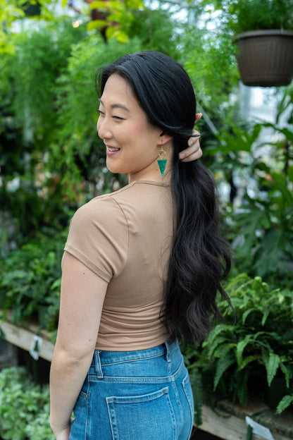 Olivia Earrings - Green