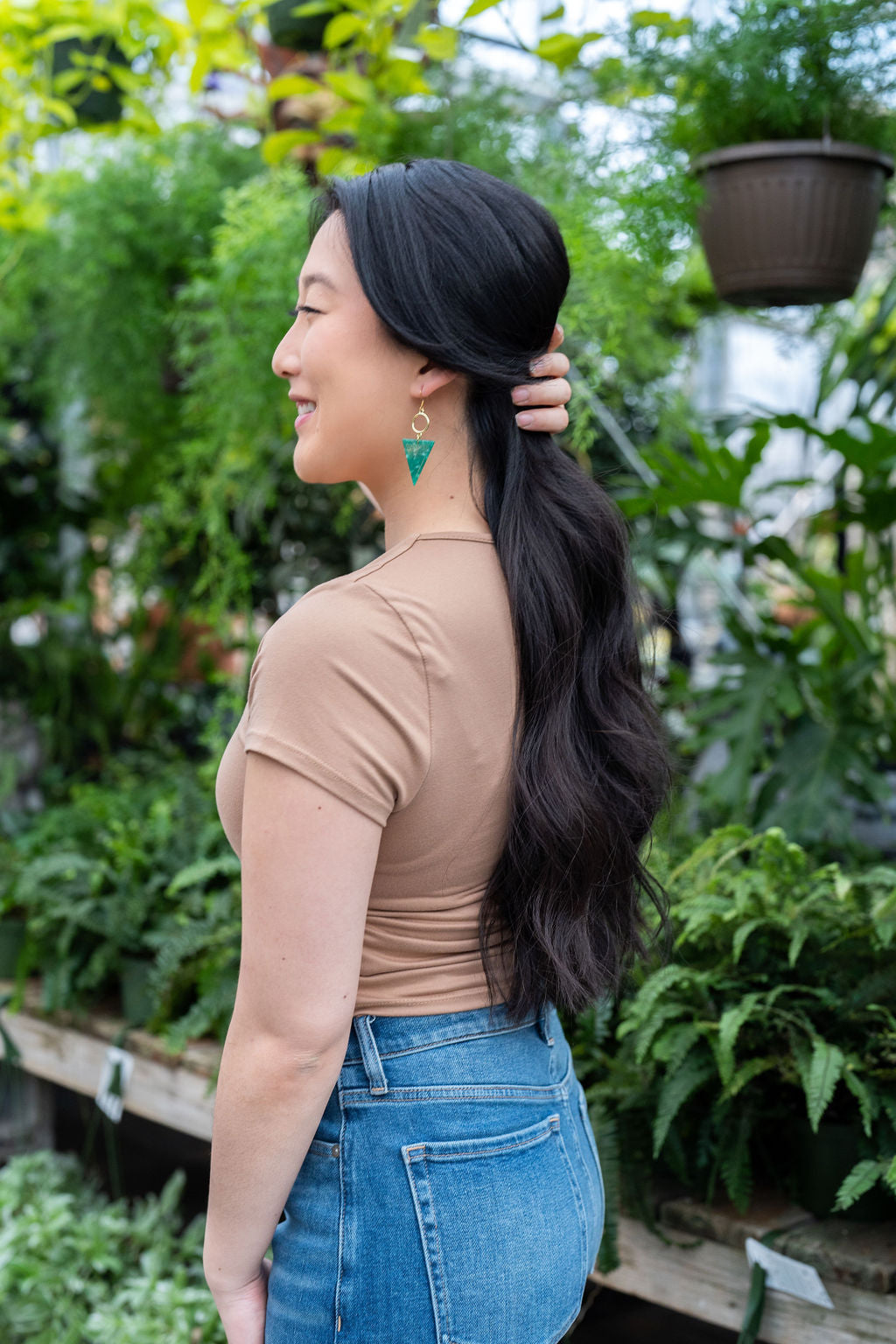 Olivia Earrings - Green