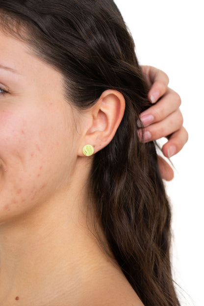 Kate Studs - Lime Green