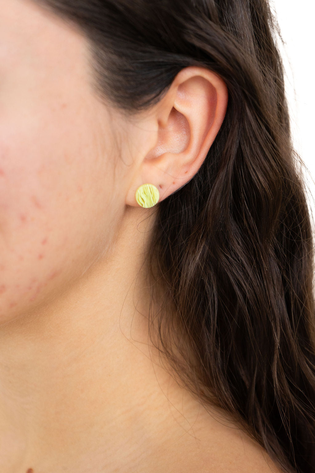 Kate Studs - Lime Green