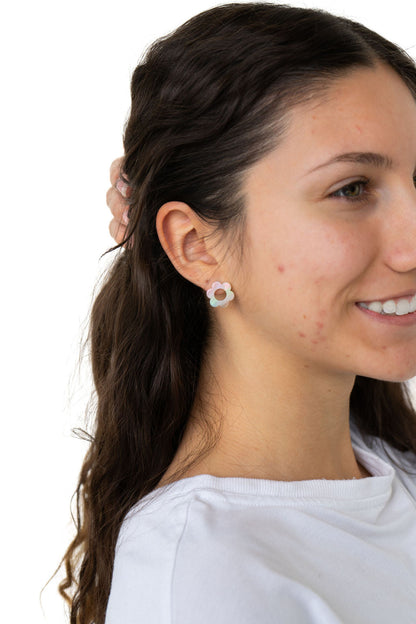 Flower Studs - Pastel