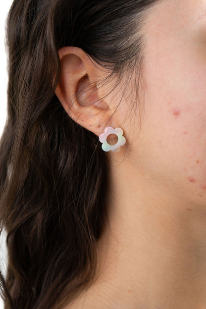 Flower Studs - Pastel