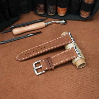 Universal Vintage Leather Band – 20-26mm for Apple Watch & Traditional Watches – Italian Cowhide