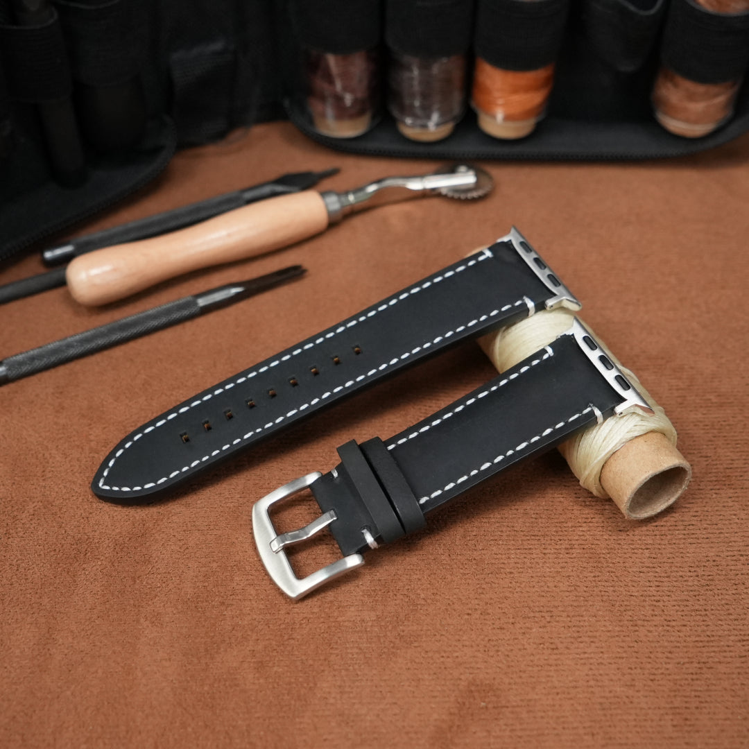 Universal Vintage Leather Band – 20-26mm for Apple Watch & Traditional Watches – Italian Cowhide