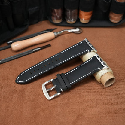 Universal Vintage Leather Band – 20-26mm for Apple Watch & Traditional Watches – Italian Cowhide