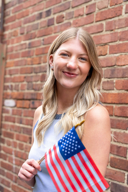 Star Studs- Pearly White