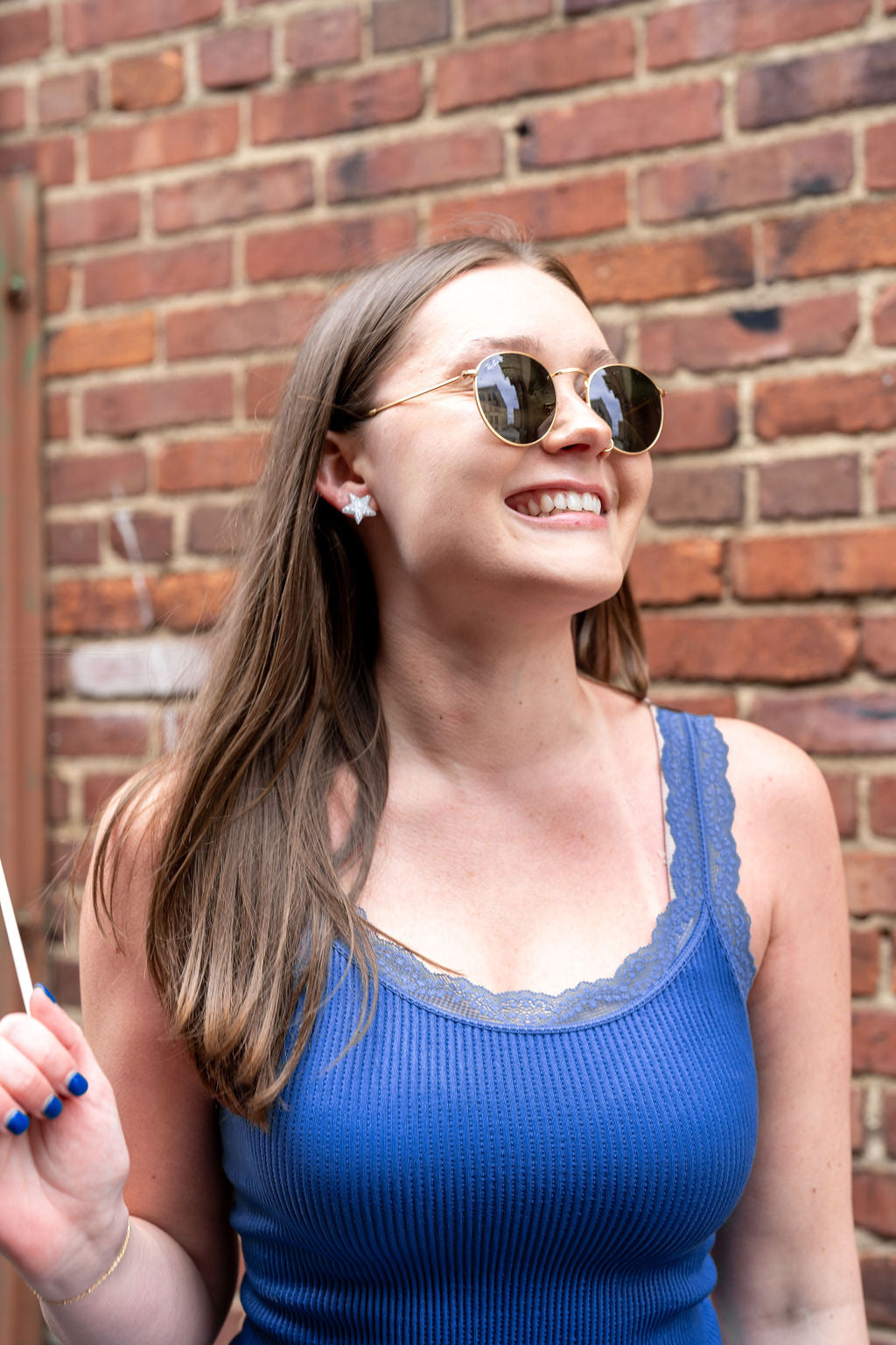 Liberty Star Studs - Silver