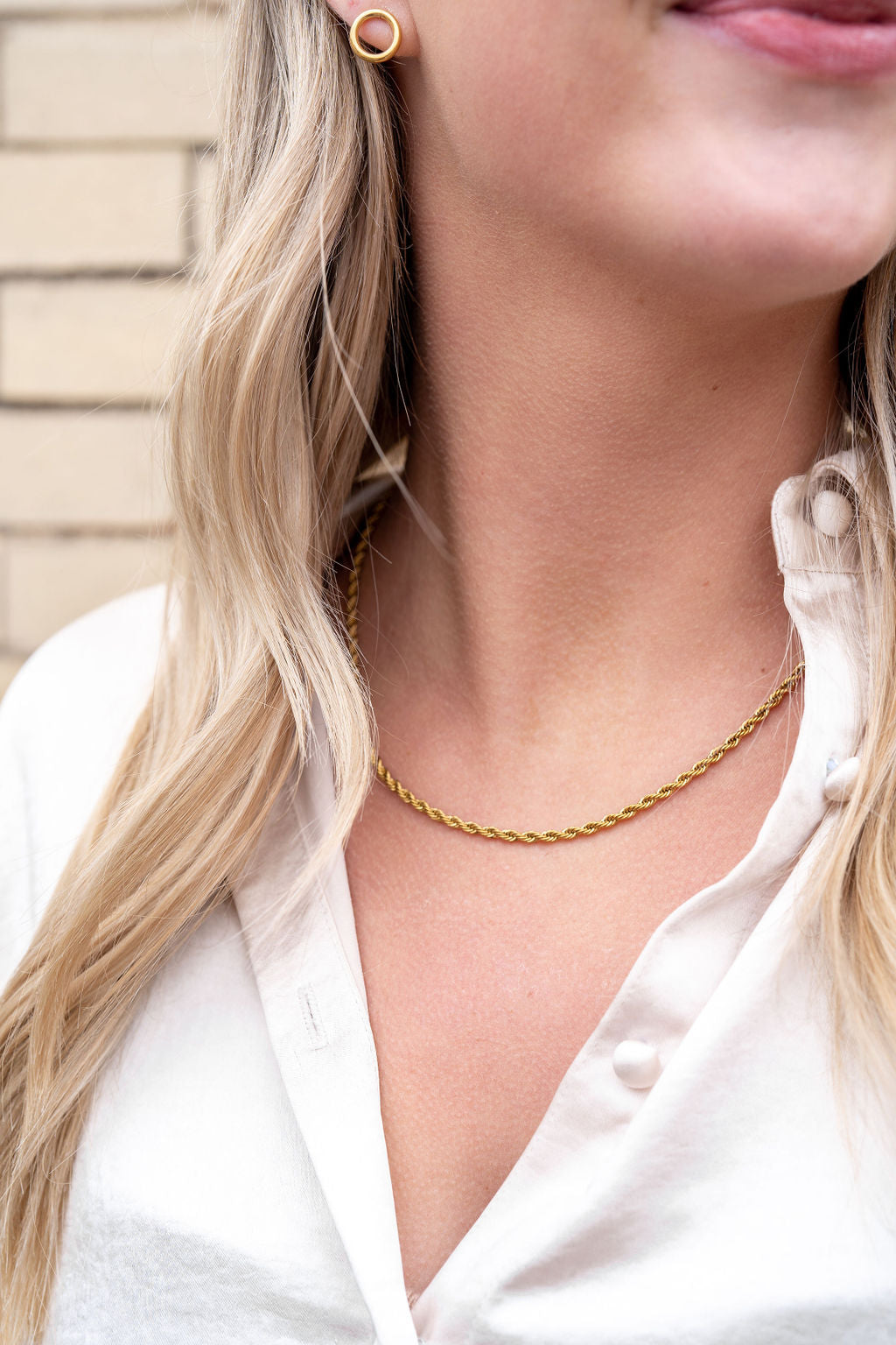Luxe Gold Rope Chain - 18"