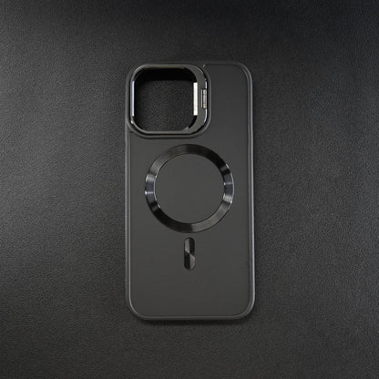 MagSafe Compatible Military-Grade Protective iPhone Case with Hidden Stand