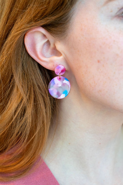 Addy Earrings - Cotton Candy