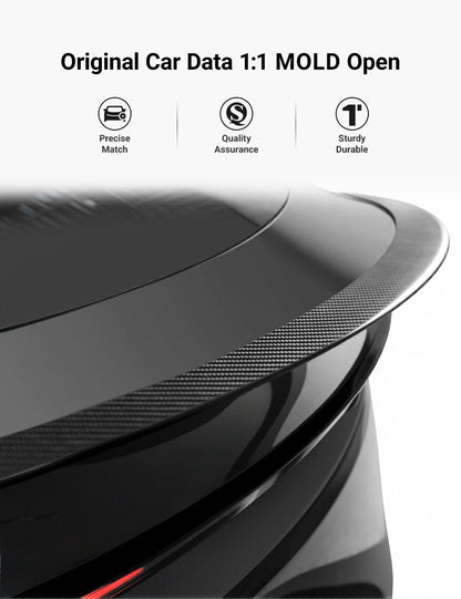 Performance Style Dry Carbon Fiber Spoiler for Tesla Model Y Juniper 2025+