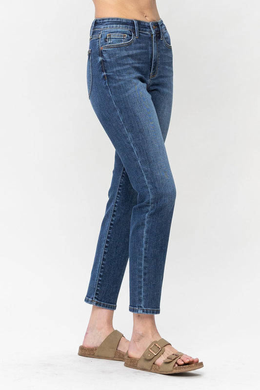 JB Blue Denim Washed Slim Straight