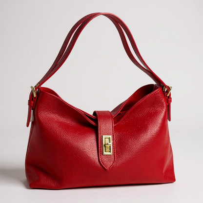 THE CLARA LEATHER SLOUCH BAG