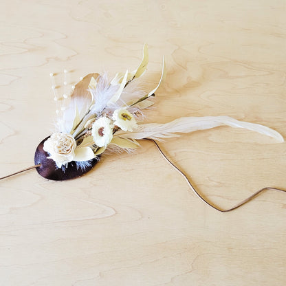 Boho Western Wedding Floral Bridesmaid Hat Band Only 984u