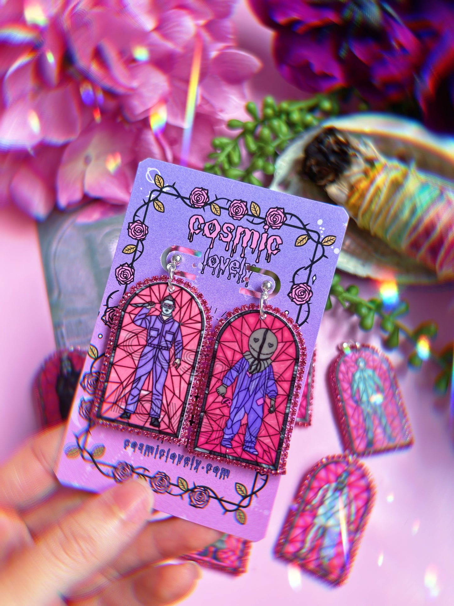 BARBlECORE Spooky Guys Arch Earrings