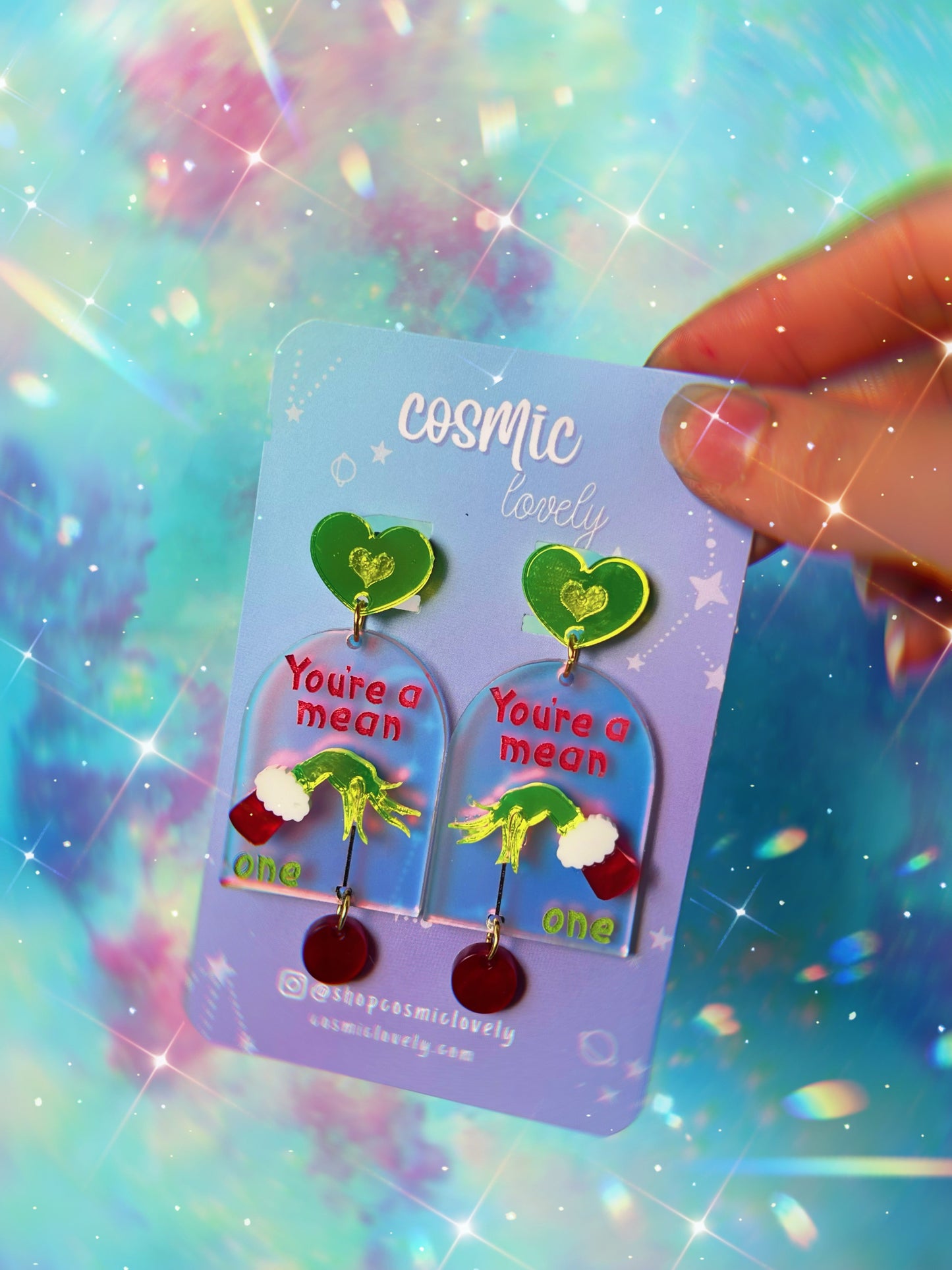 You're a mean one Earrings