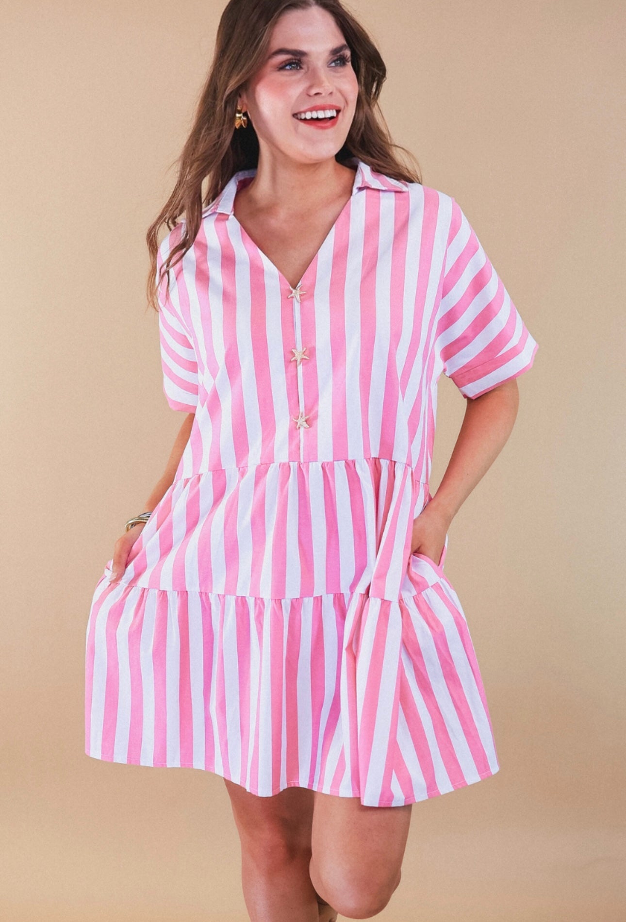 Pink Sunny Shores Dress