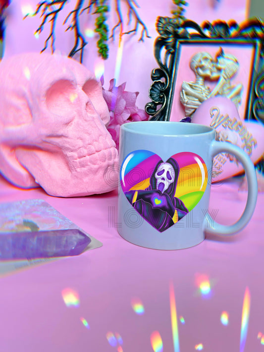 LF Gh0stface Heart 12oz Mug