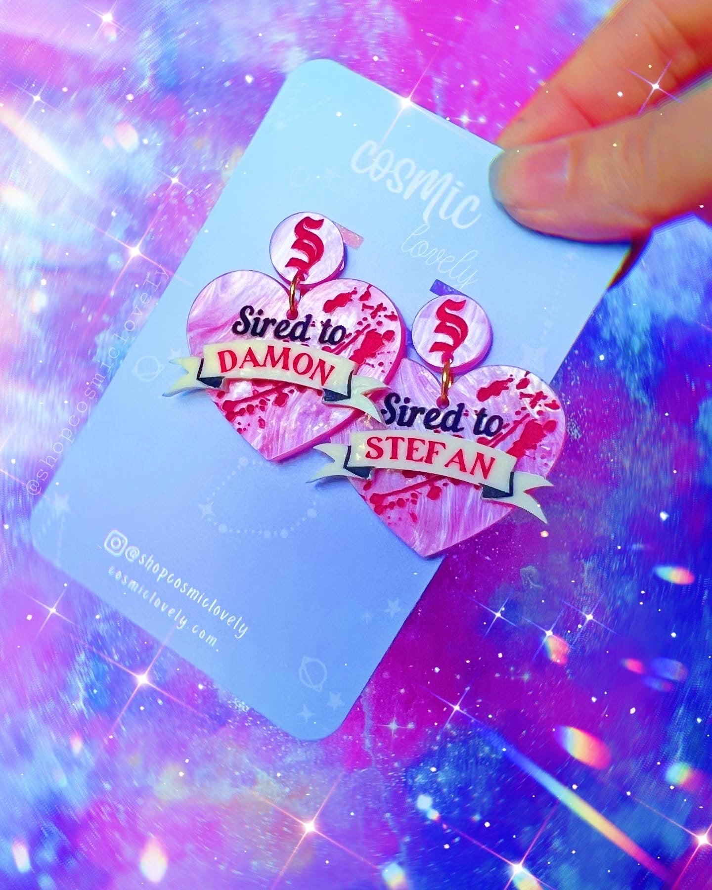 Sired: TVD Heart Earrings