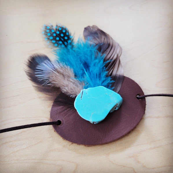 Boho Western Felt Hat w/ Choice of Turquoise Hat Accent-Magenta 981g