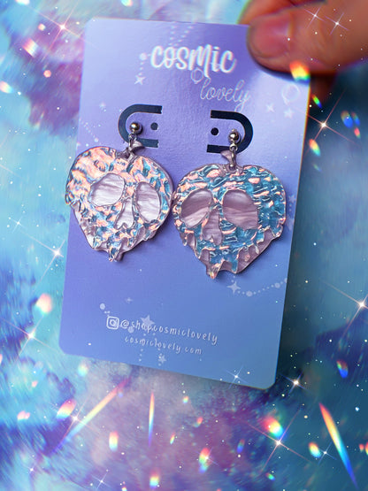 Icy Poison Apple Earrings