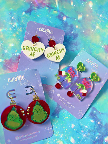 You're a mean one Earrings