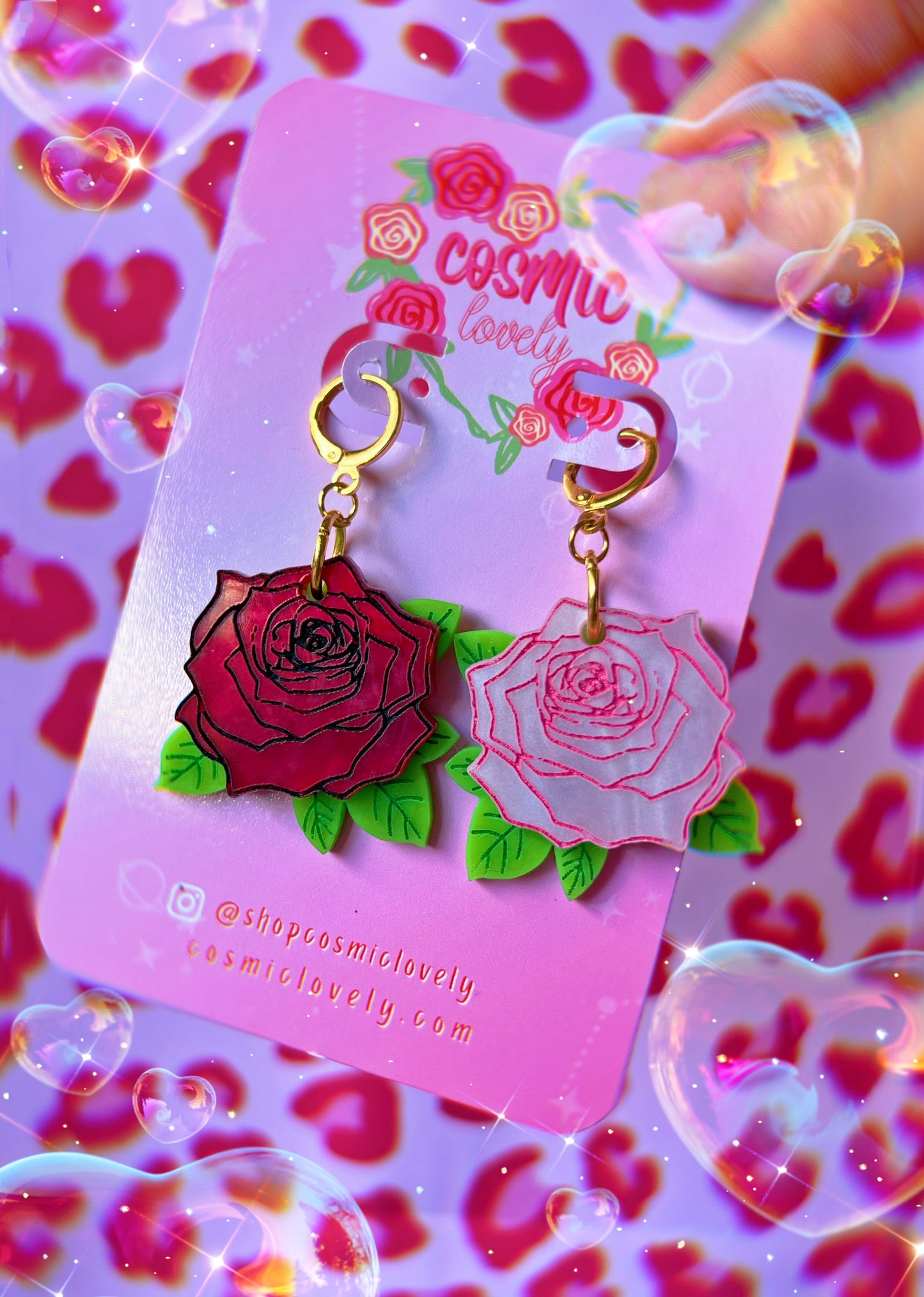 Rose Earrings