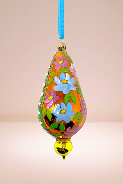Florentine Sunrise Polish Glass Ornament