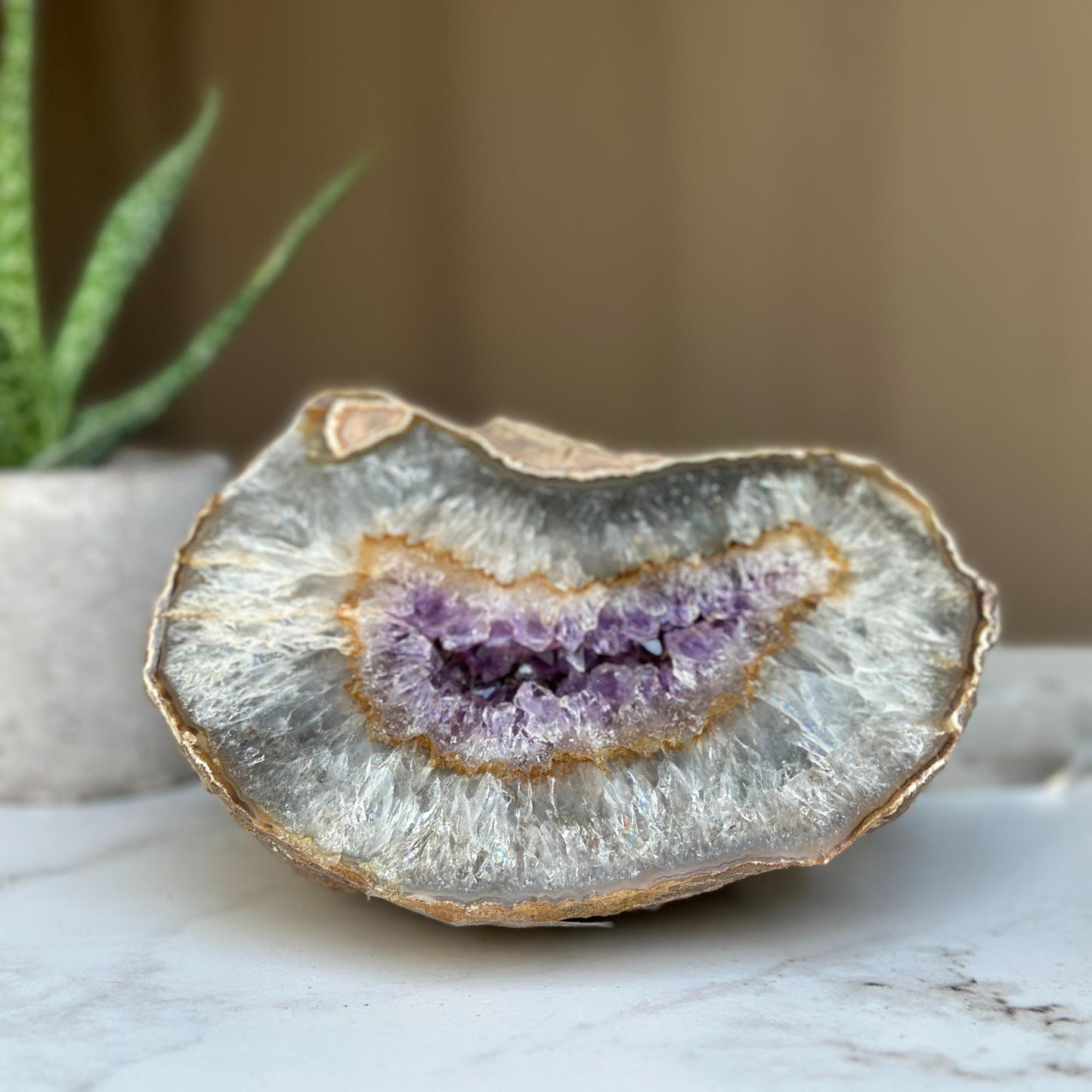 Largest amethyst geode, semi precious rock