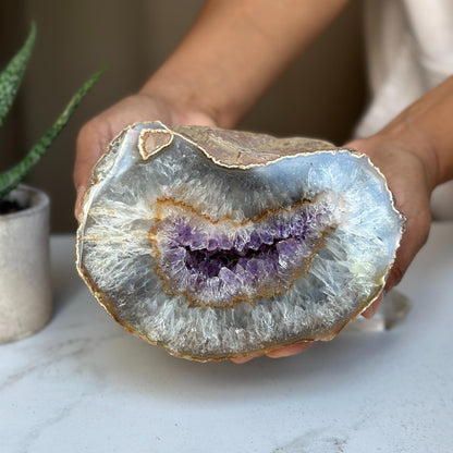 Largest amethyst geode, semi precious rock