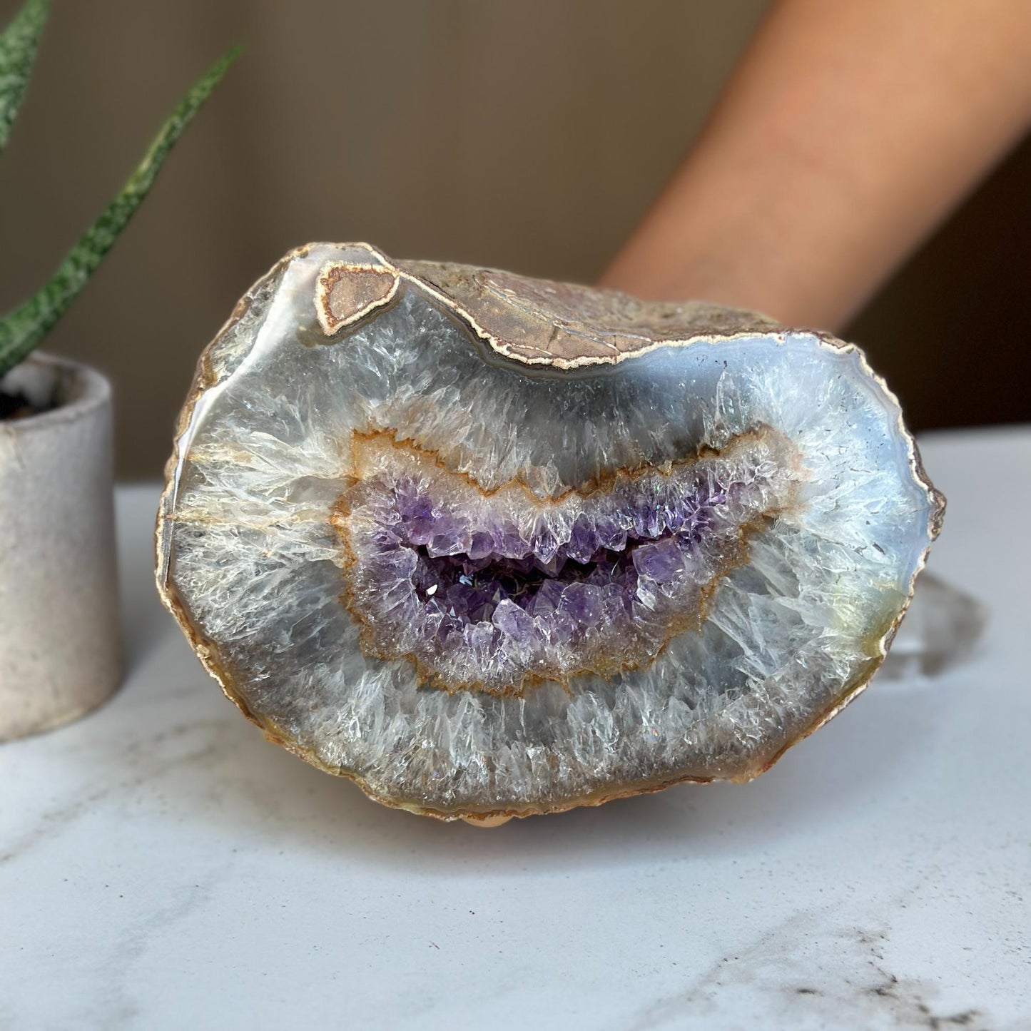 Largest amethyst geode, semi precious rock